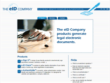 Tablet Screenshot of eidcompany.be